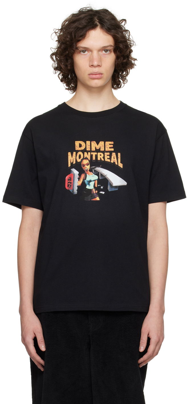 Тениска Dime Lara T-Shirt Черно | DIME23D2F22BLK, 0