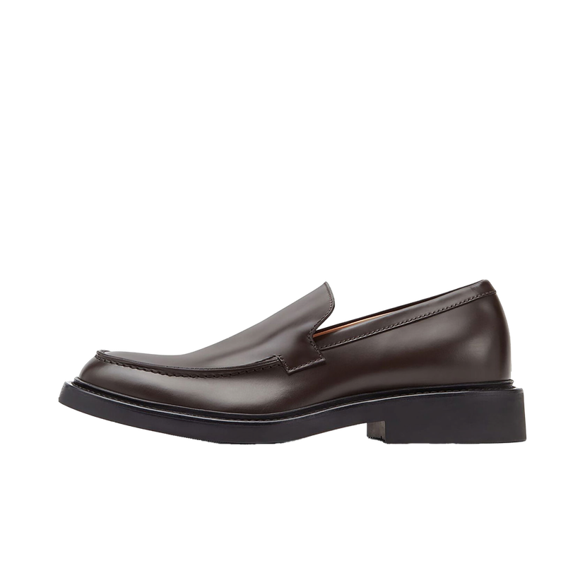 Кецове и обувки Bottega Veneta The Level Leather Loafers Кафяво | 651313V00H02059