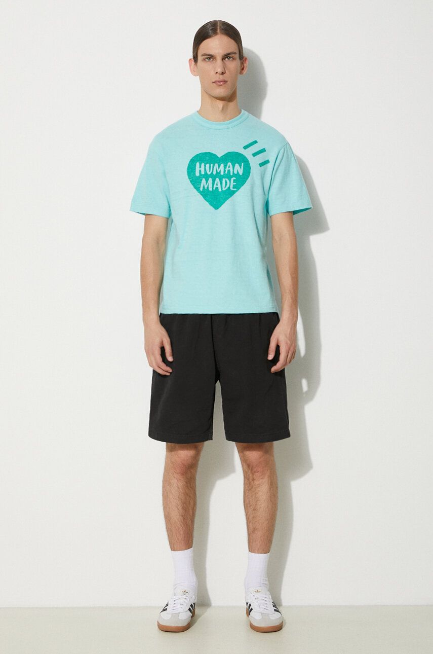 Тениска Human Made Graphic Print T-Shirt Тюркоазено | HM27CS006, 1