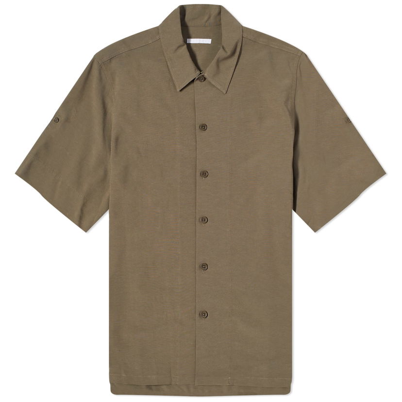 Риза Helmut Lang Helmut Lang Men's Roll Up Vacation Shirt Зелено | N04HM503-FJE