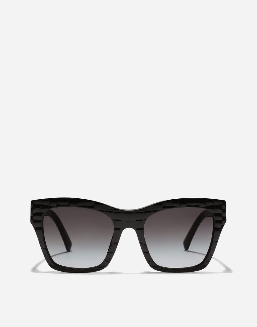 Слънчеви очила Dolce & Gabbana New Arrivals Textured Crossed Sunglasses Черно | VG4512VP88G9V000