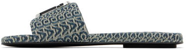 Къси панталони Marc Jacobs Marc Jacobs 'The J Marc Washed Monogram Denim' Slides Синьо | 2P3FSA006F04, 2