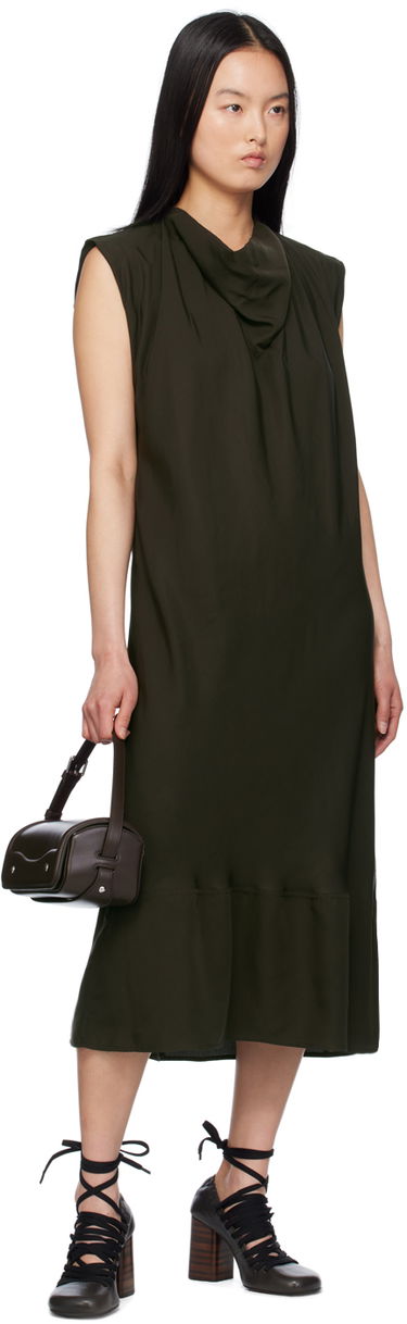 Pокля LEMAIRE Midi Dress Зелено | DR1055 LF1126, 3