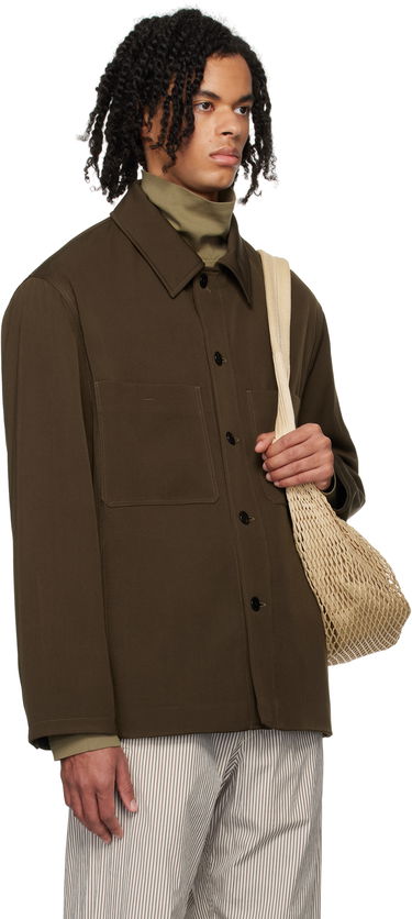 Риза LEMAIRE Lemaire Wadded Facing Jacket Черно | OW1097 LF1317, 4