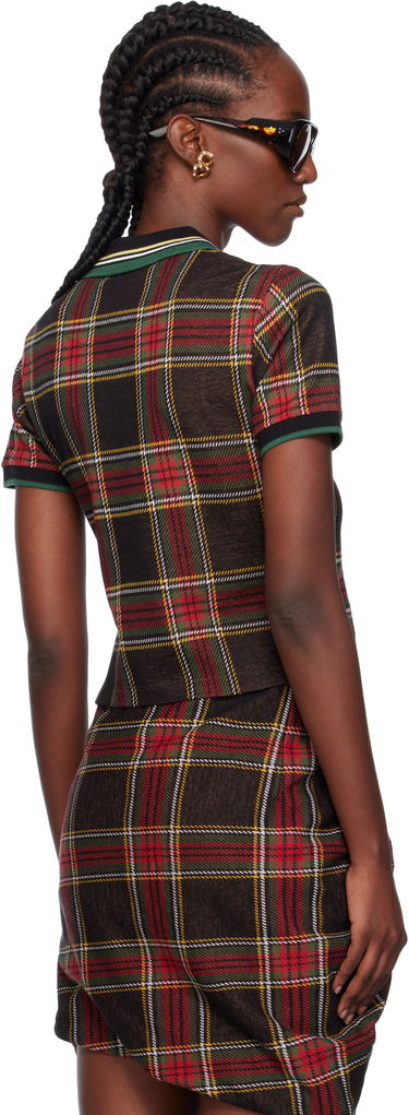 Поло тениска Vivienne Westwood Vivienne Westwood Classic Cropped Plaid Polo Многоцветен | 1H010003-J009T-, 2