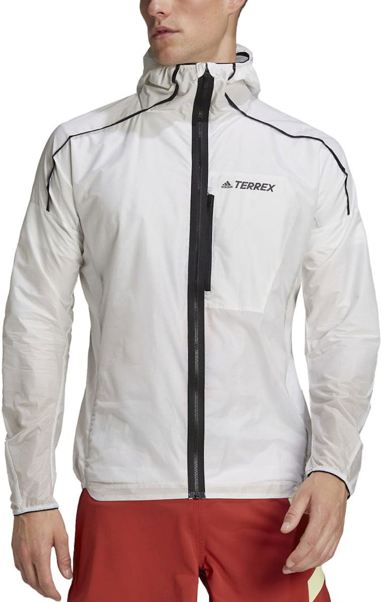 Ветровка adidas Performance Terrex Agravic Windweave Men's Hooded Running Windbreaker Бяло | ha7538