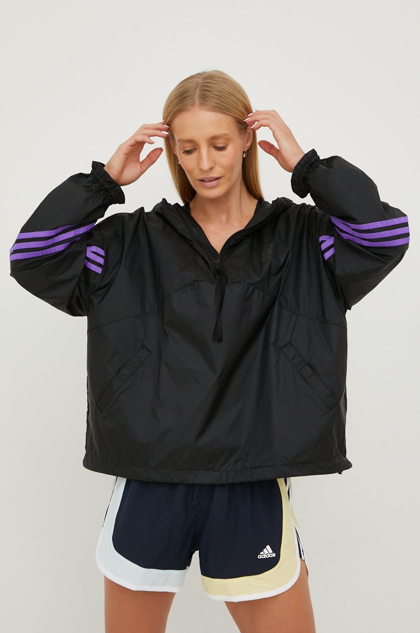 Ветровка adidas Performance Adidas Performance Back To Sport Oversize Windbreaker Черно | H65722, 0
