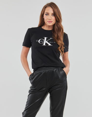 Тениска CALVIN KLEIN CORE MONOGRAM REGULAR TEE Черно | J20J219142-BEH, 1