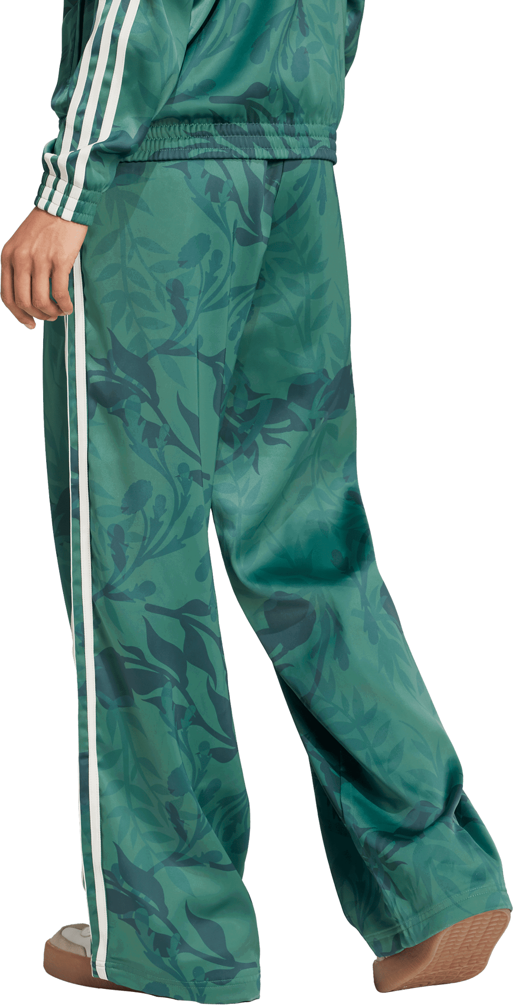 Панталони adidas Performance Italy Wide-Leg Track Pants Зелено | JJ0346, 1