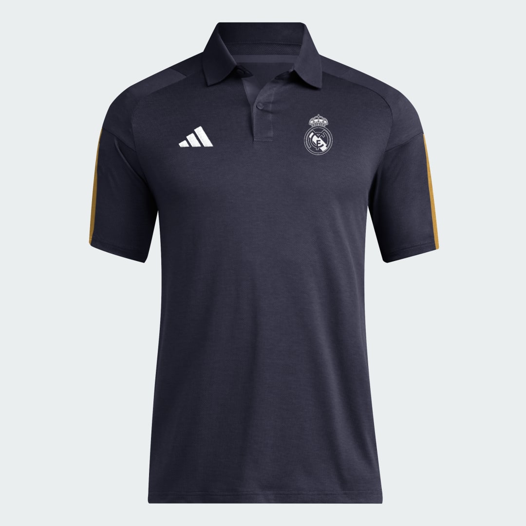 Поло тениска adidas Originals Real Madrid Tiro 23 Cotton Polo Shirt Черно | IB0843, 0