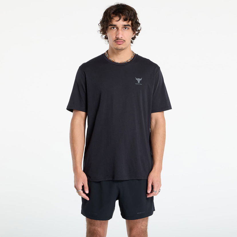 Тениска Under Armour Project Rock Simple Branded Tee Черно | 1387797-002