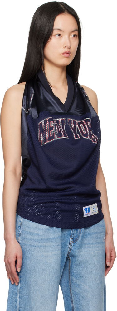 Потник Alexander Wang Alexander Wang Sport Jersey Tank Top Тъмно синьо | 1CC2251561, 1