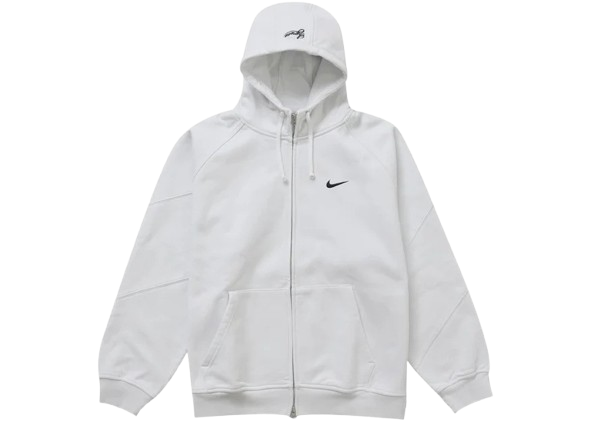 Суитчър Supreme Supreme x Nike Zip-Up Hoodie L Бяло | SUPHOD, 0