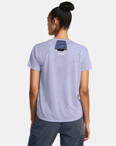Тениска Under Armour Trail Running Short Sleeve Shirt Лилаво | 1383361-539, 1