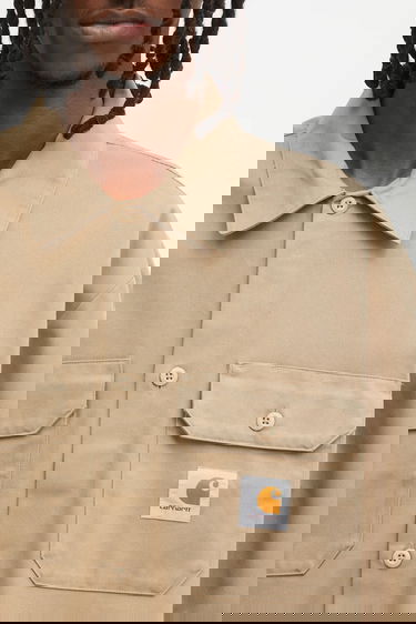 Риза Carhartt WIP Craft Long Sleeve Regular Fit Work Shirt Бежово | I033814.8YXX, 3