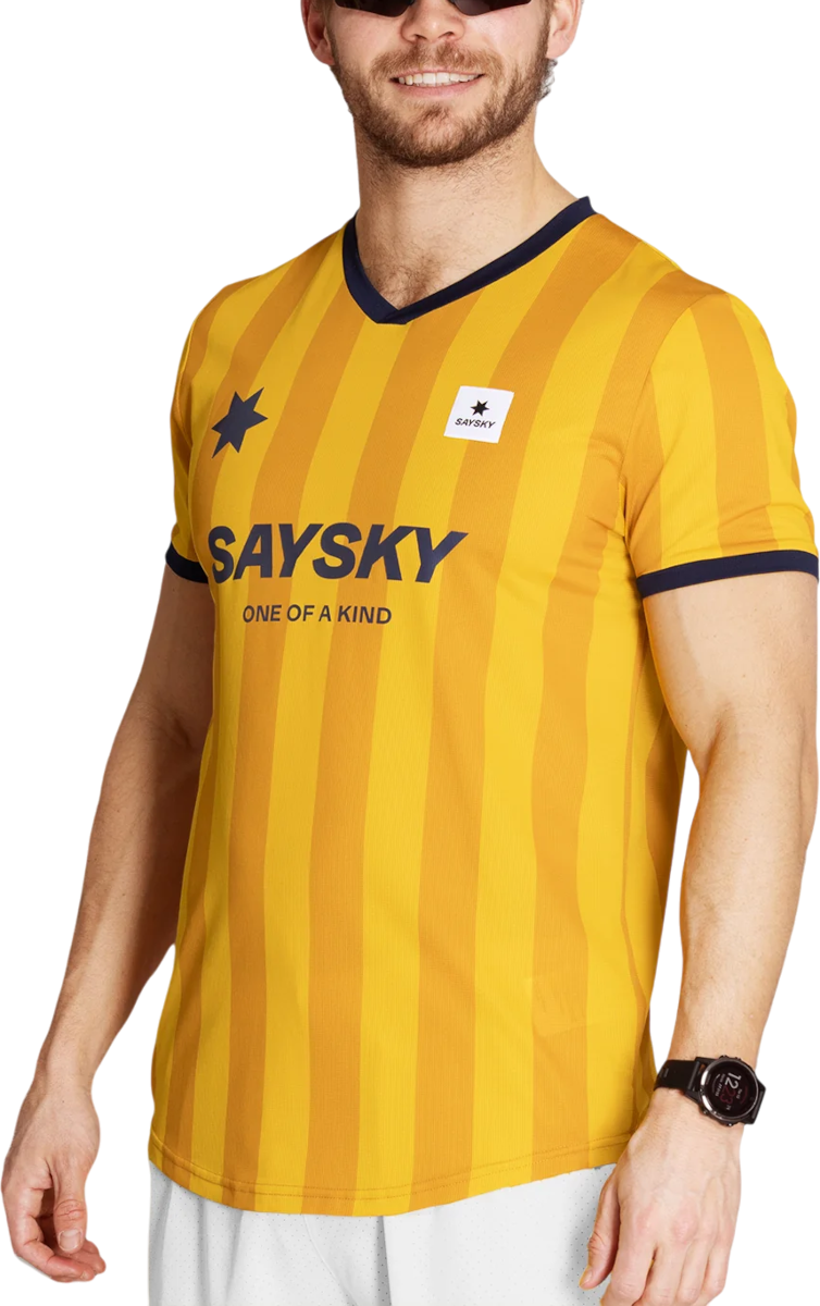 Фланелка Saysky Saysky Stripe Combat T-Shirt Жълто | nmrss31c-008, 0