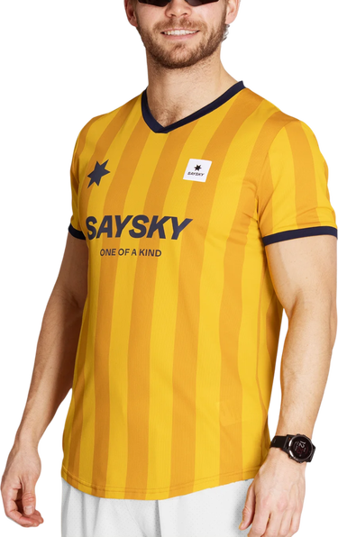 Фланелка Saysky Saysky Stripe Combat T-Shirt Жълто | nmrss31c-008, 0