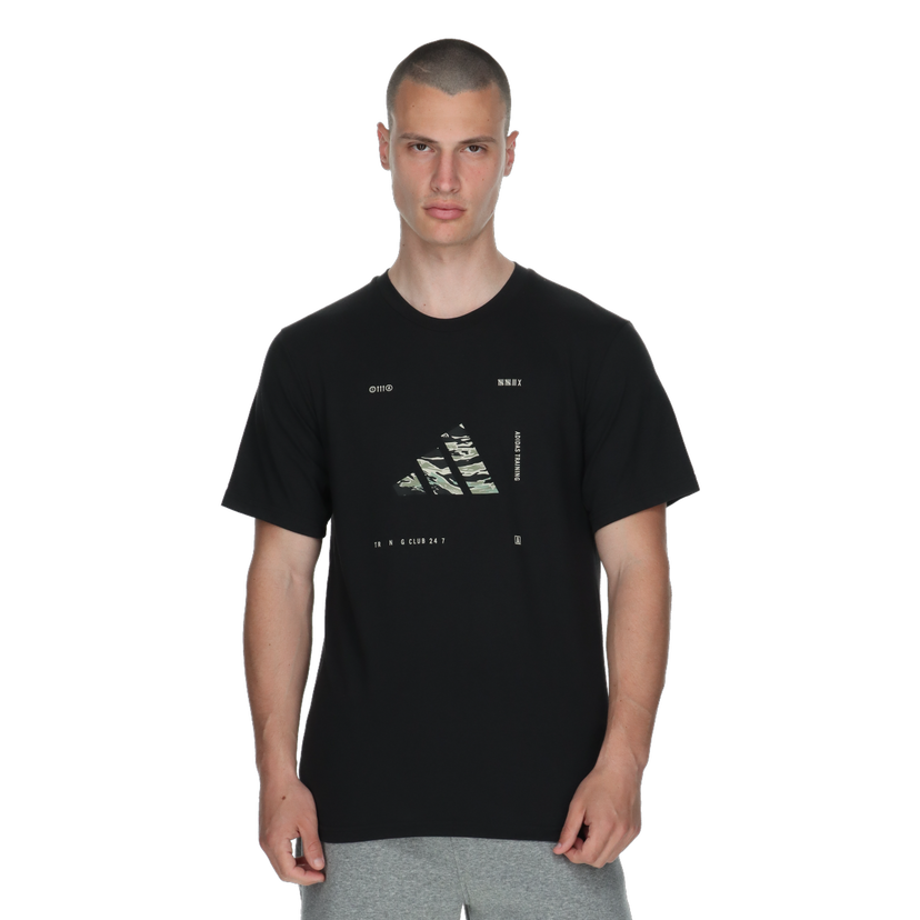 Тениска adidas Originals Training Box Logo Graphic Tee Черно | JD8231