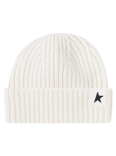 Шапка Golden Goose Star Damien Beanie Бяло | GUP01035-P000601-10190