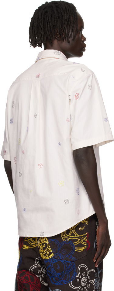 Риза KENZO Kenzo Paris Futura 2000 Edition Embroidered Shirt Бяло | FF65CH1279IJ, 2