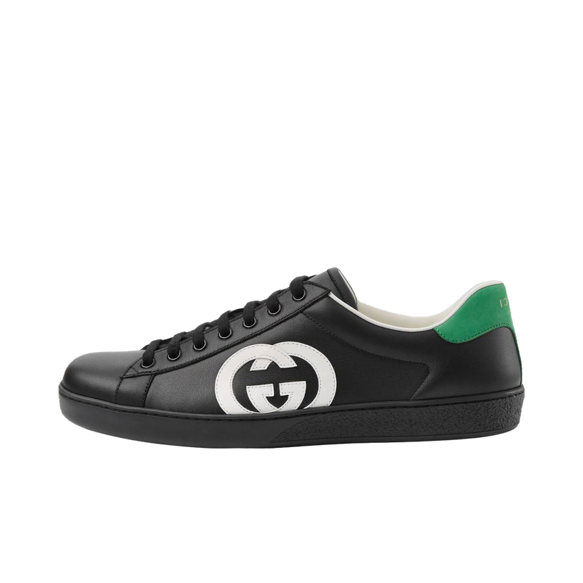 Кецове и обувки Gucci Ace Interlocking GG 'Black' Черно | 625783 1XG70 1103