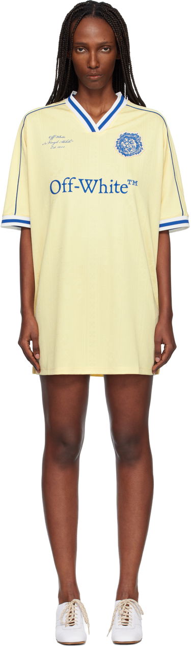 Pокля Off-White Off-White Soccer Minidress Жълто | OWDH008F25JER0021947, 0