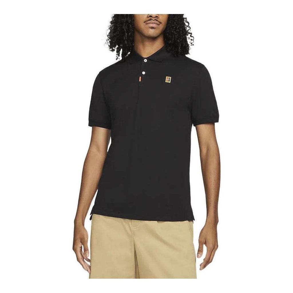 Поло тениска Nike Slim-Fit Polo Shirt Черно | DA4380-010, 0