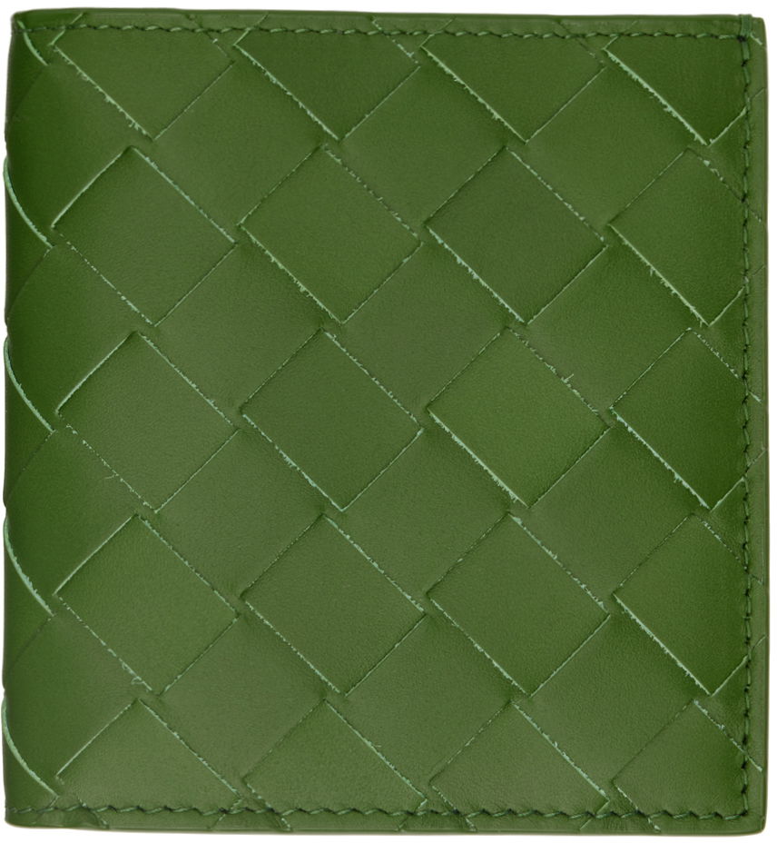 Портфейл Bottega Veneta Slim Bifold Wallet Зелено | 592623 VCPQ4, 0