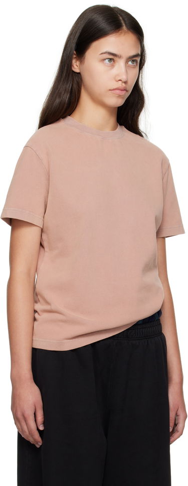 Тениска Acne Studios Acne Studios Cotton Crewneck T-Shirt Розово | CL0352-, 1