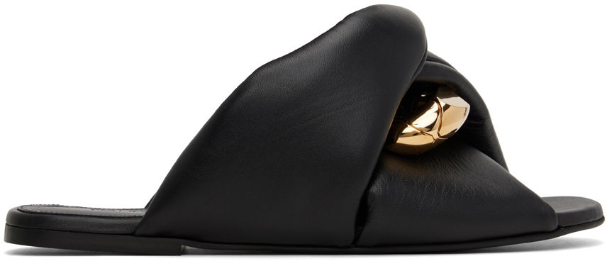 Кецове и обувки JW Anderson JW Anderson Chain Twist Sandals Черно | ANW38022B, 0