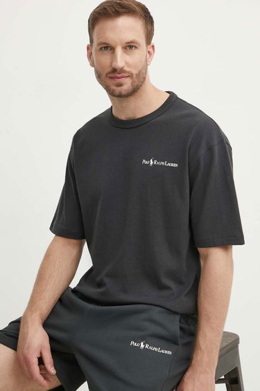 Тениска Polo by Ralph Lauren T-Shirt with Small Logo Print Черно | 710950133, 3