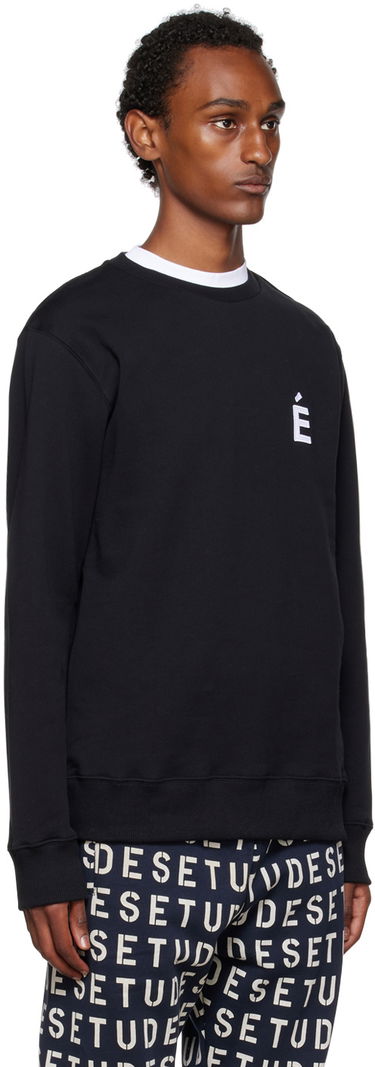 Пуловер Études Études Story Patch Sweatshirt Черно | C00ME202OC16BK, 1