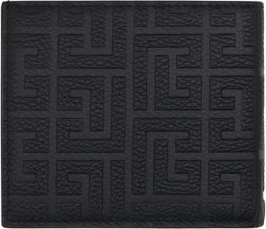 Портфейл Balmain Embossed Leather Flap Wallet Черно | DM1NM061LPSE, 1