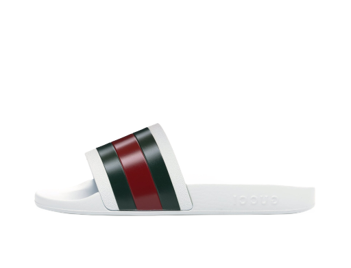 Кецове и обувки Gucci Pursuit Pool Slides Бяло | 308234 GIB10 9079