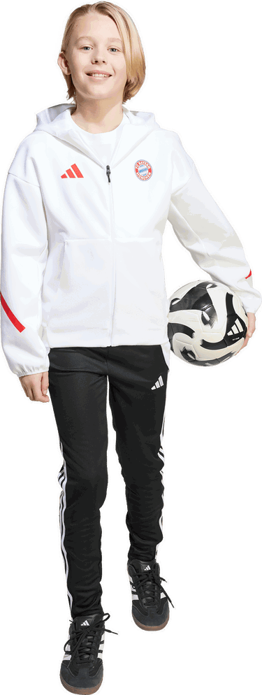 Суитчър adidas Originals FC Bayern Munich Z.N.E. Anthem Full-Zip Hoodie Бяло | jm9437, 5