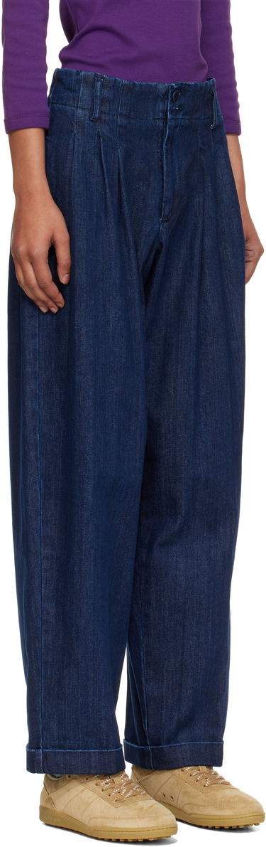 Дънки YMC YMC Keaton Denim Trousers Синьо | Q4AZF, 4