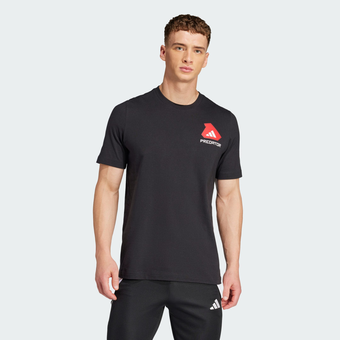 Тениска adidas Performance Predator History Graphic T-Shirt Черно | JD8217, 0