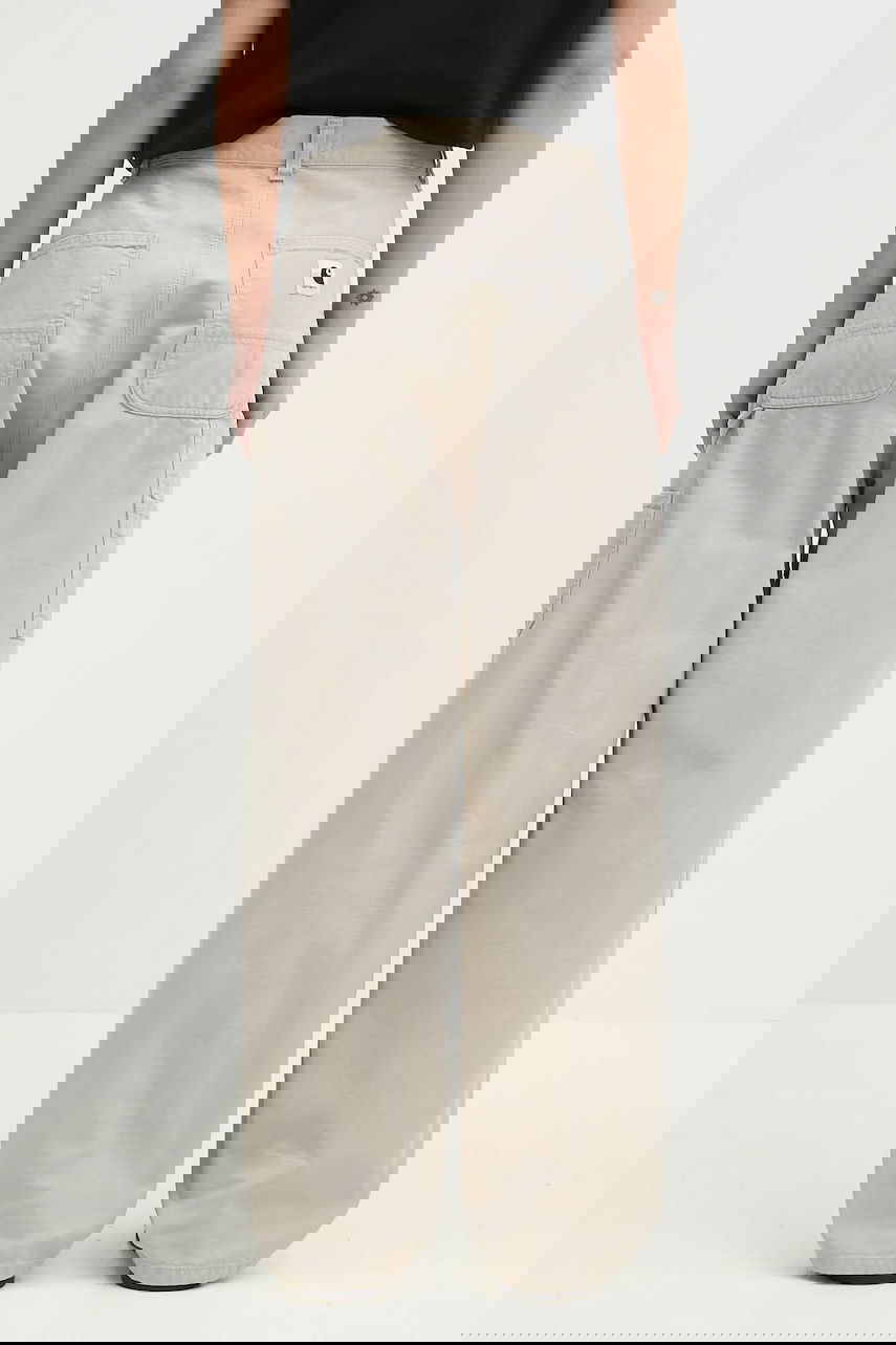 Панталони Carhartt WIP WIP Brandon Single Knee Loose Fit Carpenter Pants Бежово | I034838_2OR_4O, 1