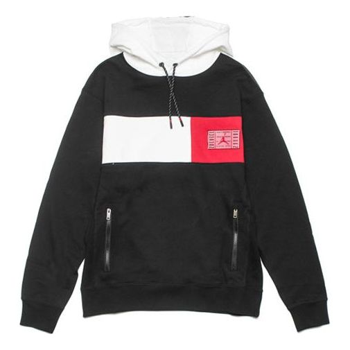 Суитчър Jordan Jordan 11 Legacy Splicing Hoodie Черно | CU1510-010