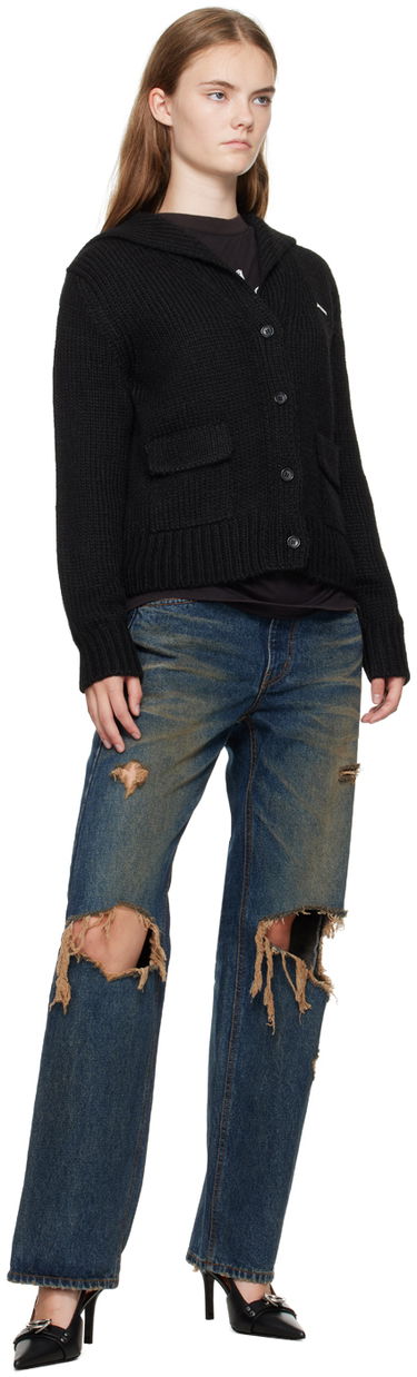 Пуловер We11done Sailor Knit Cardigan Черно | WD-KC2-24-632-W-BK, 3