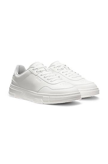 Аксесоари BOSS Zigzag Detail Faux-Leather Бяло | 50548507, 0