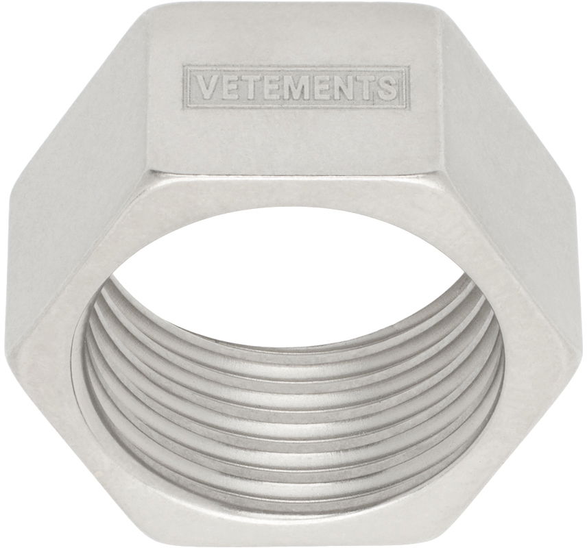 Пръстен VETEMENTS Thick Nut Ring Сиво | UE64RI400S, 0