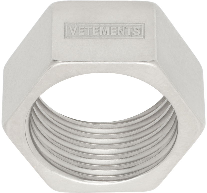 Пръстен VETEMENTS Thick Nut Ring Сиво | UE64RI400S