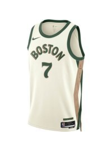 Фланелка Nike NBA BOSTON CELTICS DRI-FIT CITY EDITION SWINGMAN JERSEY JALEN BROWN Бежово | DX8488-135
