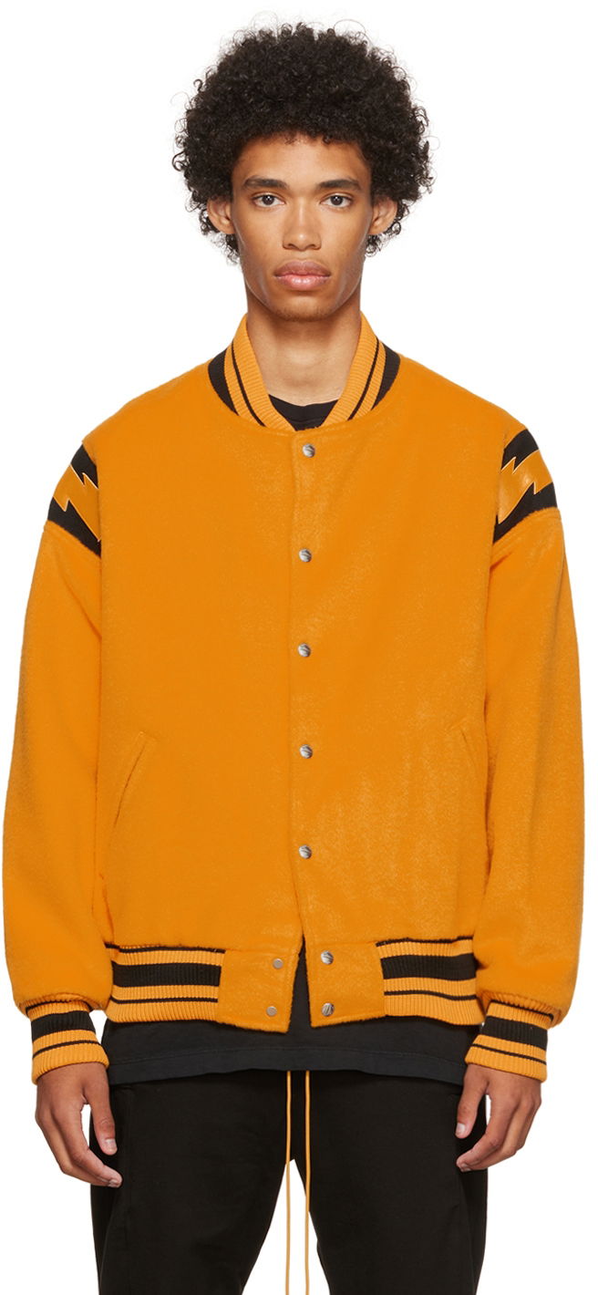 Яке бомбър Rhude Rhude Lightning Bomber Jacket Оранжево
 | RHPF22JA09362121, 0