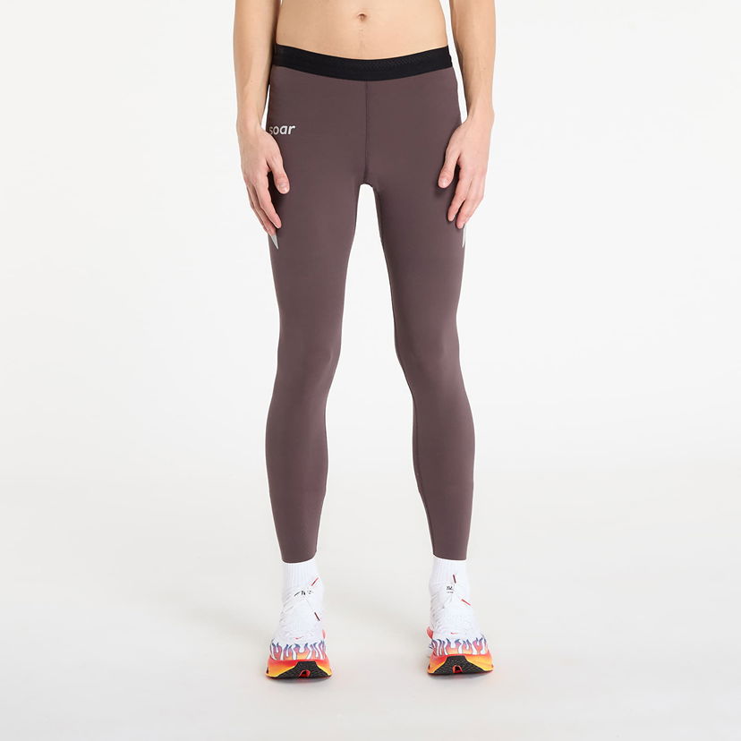Клинове Soar Running Session Tights Кафяво | AW25-STG1M-DKG