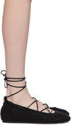Isabel Marant Belna Lace-Up Ballerina Flats