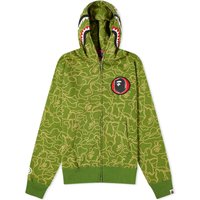 Суитчър BAPE 30th Anniversary Shark Hoodie Зелено | 001ZPJ701001F-GRN, 1