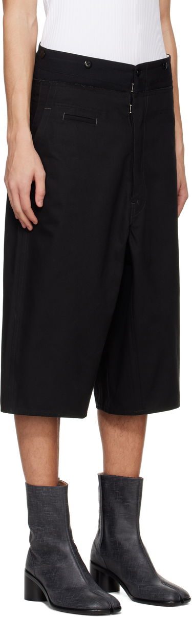 Къси панталони Maison Margiela Maison Margiela Spliced Cotton Shorts Черно | S50MU0079 M35206, 1