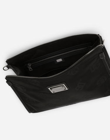 Портфейл Dolce & Gabbana Nylon Pouch With Logo Черно | BP3233AG1848B956, 3